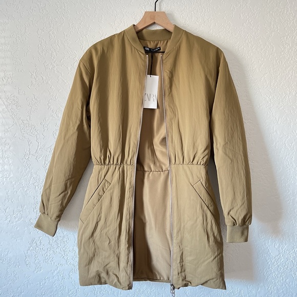 Zara Mini Bomber Dress - Picture 2 of 4